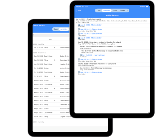 Pocket Docket - Legal Activities Pocket Docket - Legal Activities